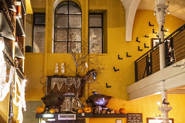 The Mustard seed Restaurant loves Halloween